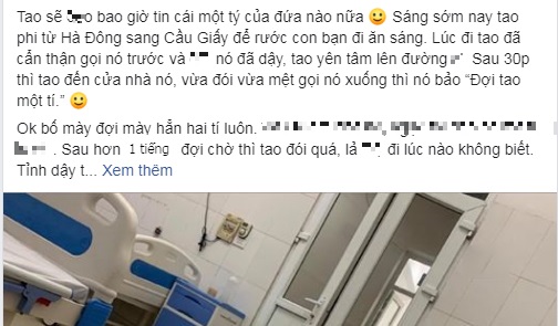 Câu chuyện được chia sẻ lên mạng xã hội.