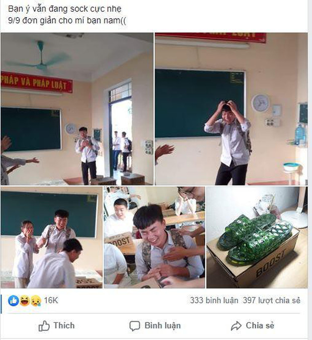 Câu chuyện được chia sẻ trên mạng xã hội.