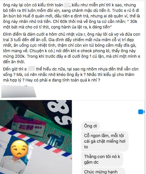 Câu chuyện được chia sẻ gây xôn xao.