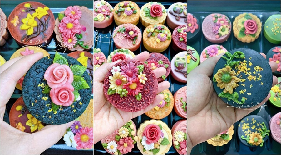 Những chiếc bánh xinh đẹp như thế này không ai nỡ ăn.