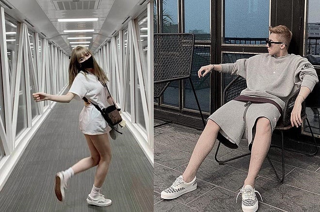 Cặp đôi thường xuyên dùng đồ giống nhau.