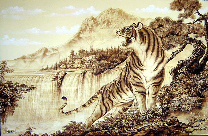 Không treo tranh thú dữ