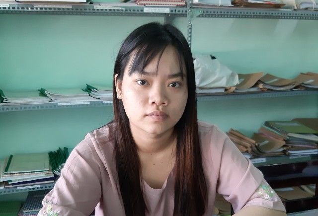 Linh tại cơ quan điều tra. Ảnh: báo Tổ Quốc