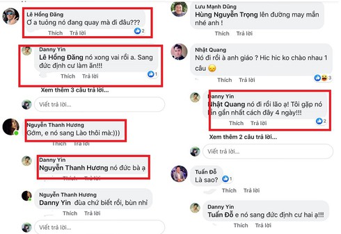 Hồng Đăng, Thanh Hương đều khẳng định Trọng Hùng đã sang Đức định cư.