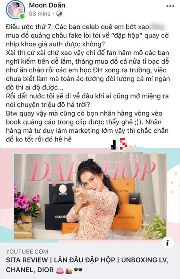 Sĩ Thanh bị nữ MC Moon Doãn bóc phốt là 
