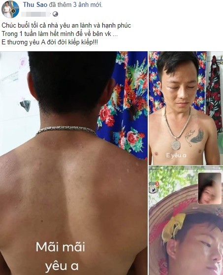Hình ảnh mới nhất của chồng cô dâu 62 tuổi.