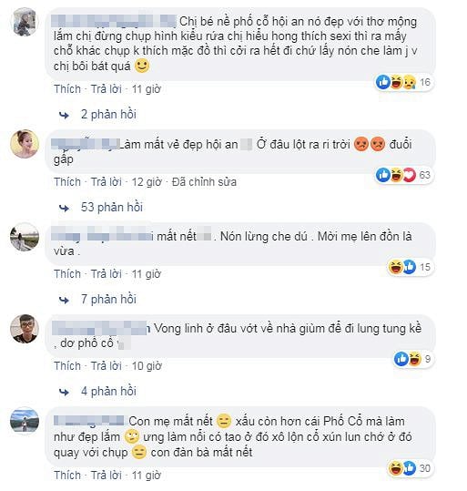 Hàng loạt cư dân mạng đã chỉ trích việc bán nude tại Hội An của cô gái này.    