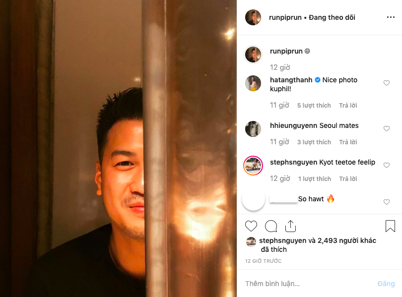 Phillip Nguyễn đăng tải hình ảnh check-in ở Hàn Quốc.  