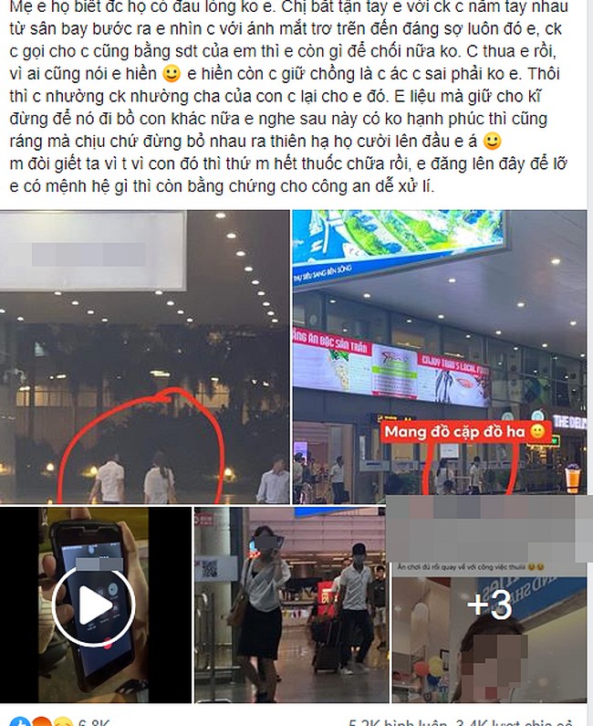 Câu chuyện được chia sẻ lên mạng xã hội.