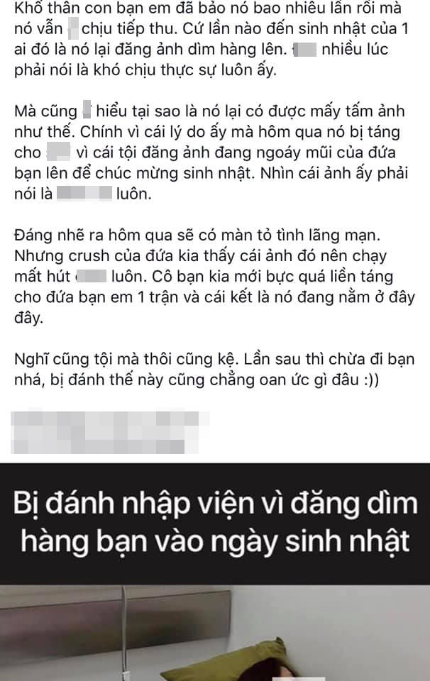 Câu chuyện được đăng tải gây xôn xao.