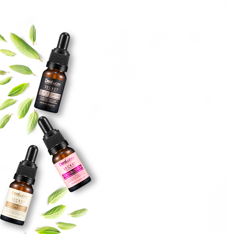 Dealucey Secret Innocent gồm có 3 mùi hương phù hợp với những cá tính khác nhau của phái đẹp.