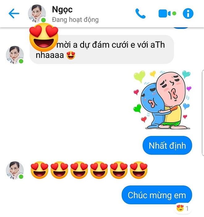 Tin nhắn Đông Nhi đi mời cưới gây sốt mạng xã hội.