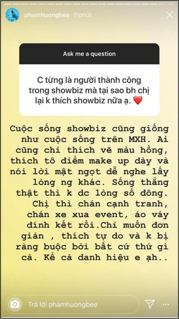 Phạm Hương lần đầu tiết lộ nguyên nhân rời bỏ showbiz khiến ai cũng bất ngờ.  