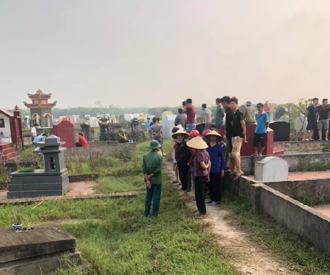 Hiện trường phát hiện vụ việc. Ảnh: FB