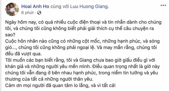 Hồ Hoài Anh cho biết Shbet111 slot, casino, thể thao, xổ số vẫn hạnh phúc.  