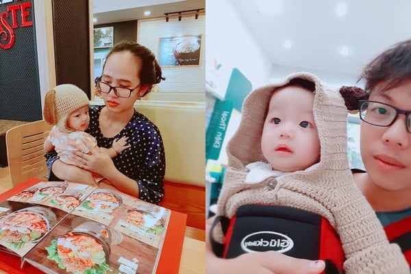 Cặp đôi đã có một em bé vô cùng kháu khỉnh.