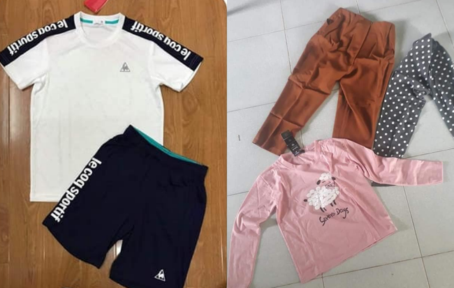 Bộ quần áo anh chàng đặt và những thứ nhận được thì khác xa nhau.