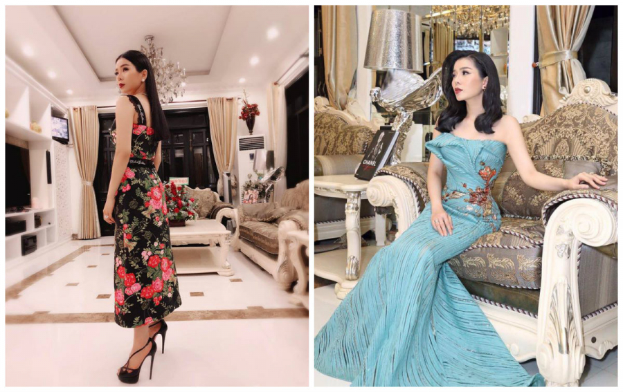 Phòng khách sang trọng không góc chết