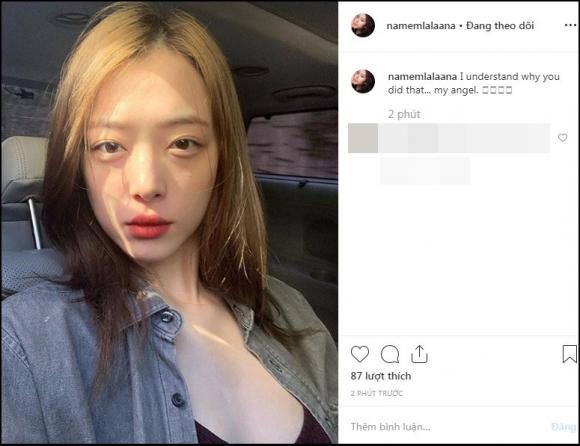 Trước sự ra đi đột ngột của nữ idol, Nam Em khẳng định bản thân hiểu vì sao Sulli tự vẫn.  