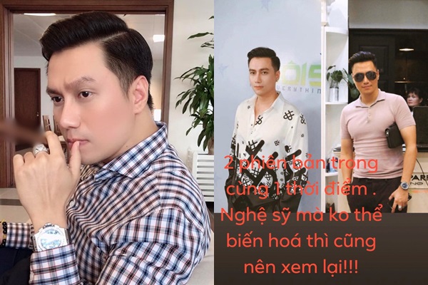 Mới đây nhất, nam diễn viên Việt Anh bất ngờ chia sẻ lại hai hình ảnh thời gian trước đây từng gây bàn tán dư luận. Qua hình ảnh được đăng tải, cộng đồng mạng thấy rõ sự khác biệt trong quá trình thay đổi chóng mặt của nam diễn viên. Đồng thời, nam diễn viên cũng bày tỏ quan điểm cho rằng đã là một người nghệ sĩ nếu không biến hoá nhiều thì cần phải xem lại.    