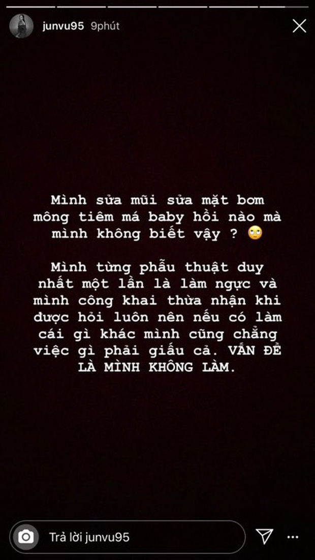 Jun Vũ lên tiếng cực gắt trước đồn đoán can thiệp dao kéo.  