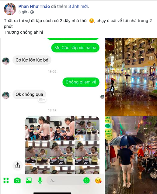 Dòng trạng thái được Phan Như Thảo chia sẻ khiến nhiều người ngưỡng mộ.  