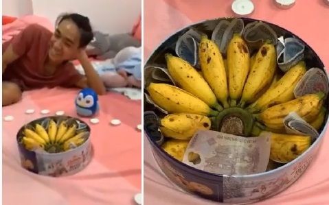 Món quà độc đáo mà anh chồng dành tặng vợ ngày 20/10.