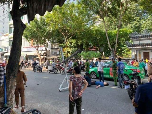 Hiện trường vụ tai nạn.