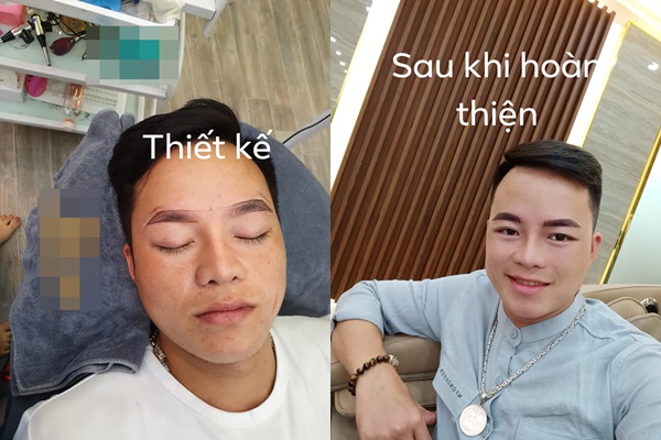 Chồng cô dâu 62 tuổi tiếp tục tân trang nhan sắc.