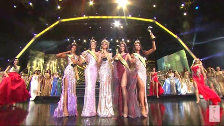 Hình ảnh đăng quang của Hoa hậu và các Á hậu Miss Grand International 2019