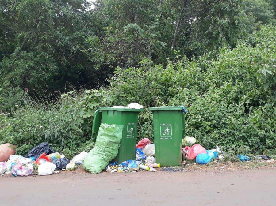 Hiện trường phát hiện vụ việc.