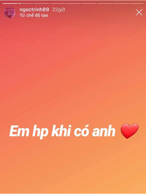 Đọc lời tâm sự mùi mẫn này, ai cũng hiểu đây chính là lời nhắn của ''nữ hoàng nội y'' gửi tới bạn trai hiện tại của cô.