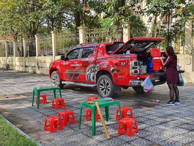 Hình ảnh khiến ai cũng phải chú ý.