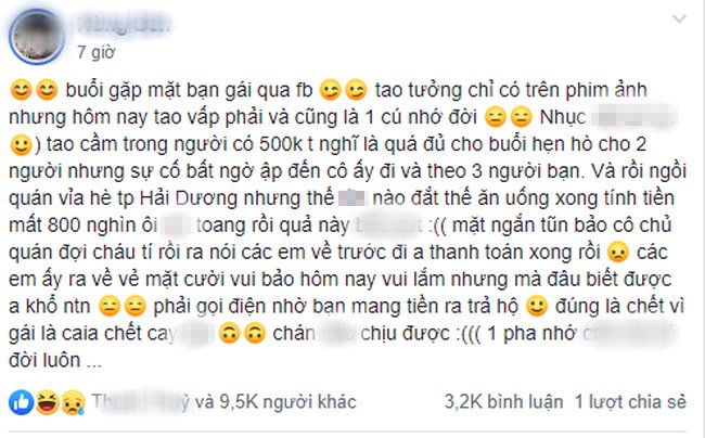 Câu chuyện được chia sẻ gây xôn xao cộng đồng mạng.