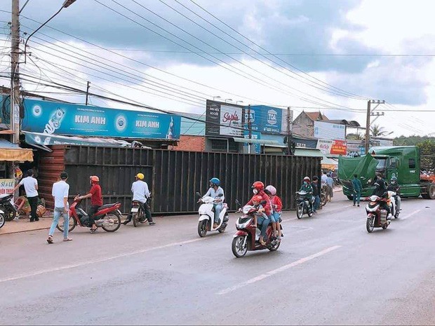 Hiện trường xảy ra vụ việc.