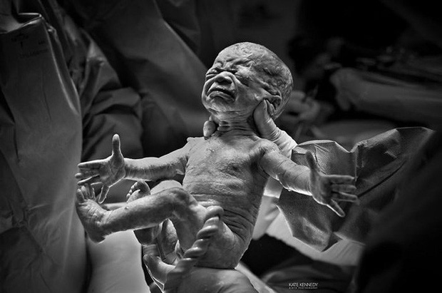 Chào mừng con đến với thế giới này.