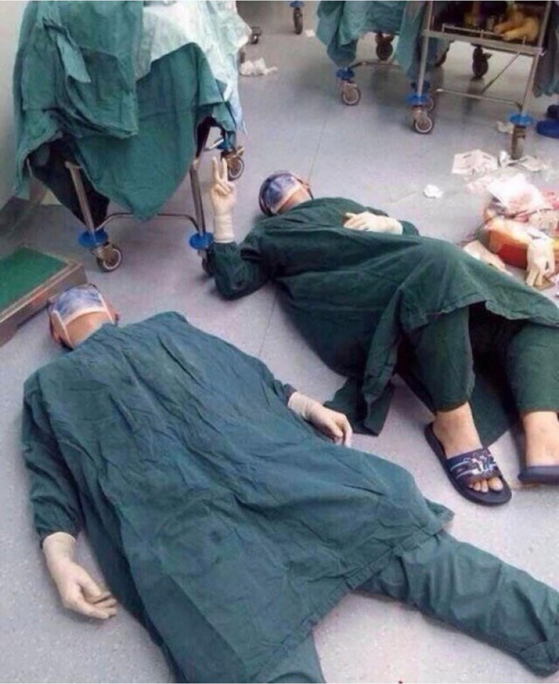 Hình ảnh khiến ai nấy đều cảm động.
