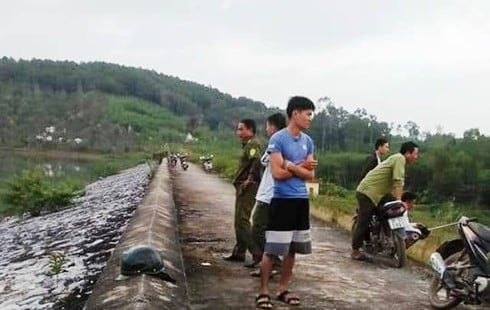 Hiện trường nơi phát hiện vụ việc. 