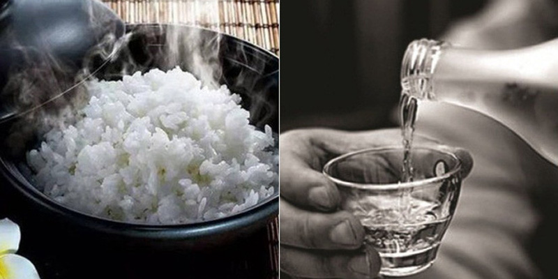 Mẹo chữa cơm sống là dùng rượu tưới lên cơm rồi nấu tiếp