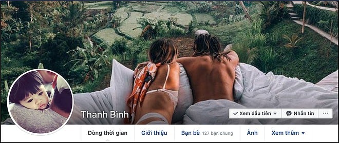 Mặc dù hiện tại ảnh bìa và avatar Facebook của anh đã không còn để hình Ngọc Lan như trước.