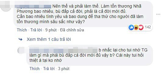 Trước khi cưới Nhã Phương, Trường Giang từng vướng vào nhiều ồn ào tình ái với Nam Em, Khánh My... Điều này, vô tình đã làm Nhã Phương tổn thương. Do đó, fan cho rằng Trường Giang chiều và bù đắp cho vợ là việc nên làm.