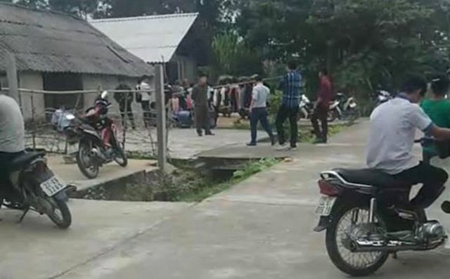 Ngôi nhà nơi xảy ra sự việc.