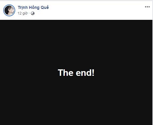 Mới đây nhất trên trang cá nhân, Hồng Quế bất ngờ đăng tải một loạt những trạng thái đầy tâm trạng. Tuy nhiên, dòng trạng thái đáng chú ý nhất chính là lời khẳng định của Hồng Quế: 