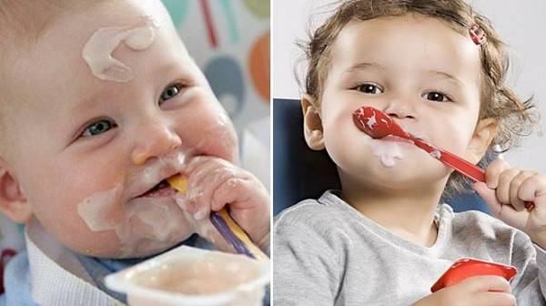 Buổi tối trước khi ngủ 1-2 tiếng được xem là thời điểm vàng để bé ăn sữa chua