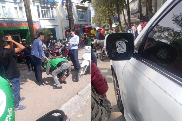 Sau sự việc, tài xế Grab đã được đưa đến cơ quan chức năng để giải quyết.
