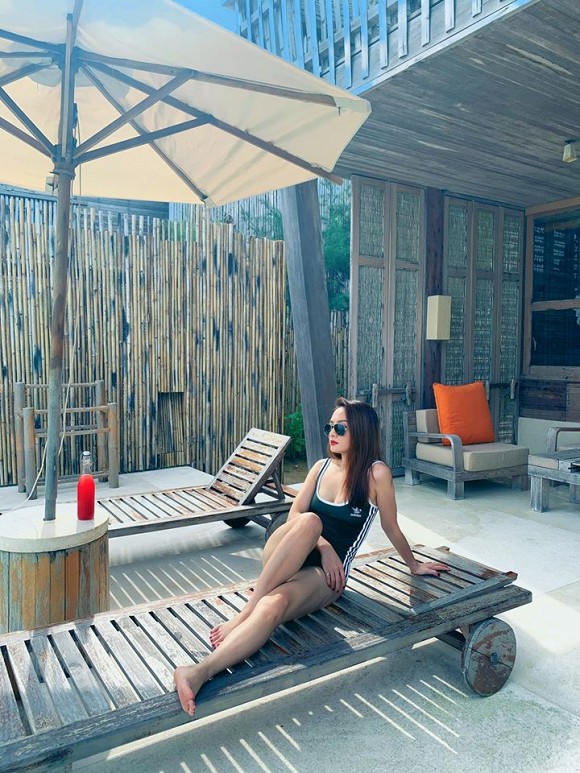 Bảo Thanh đã đăng tải hình ảnh trong chuyến du lịch với chồng, nữ diễn viên không quên nhắn nhủ: 