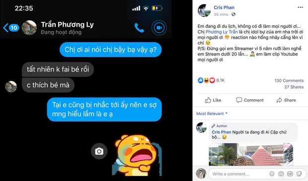 Để tránh những hiểu nhầm thì Cris Phan đã lên tiếng thanh minh trên trang cá nhân.