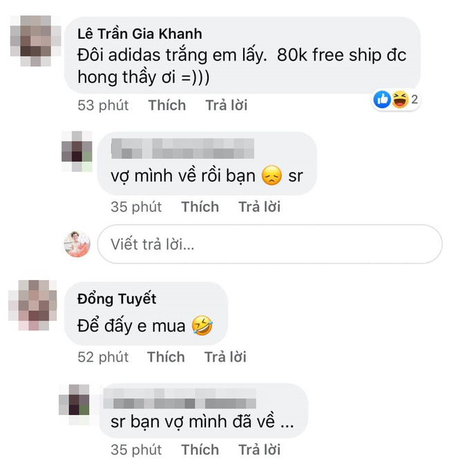 Anh chồng xin lỗi mọi người vì cô vợ đã quay về.