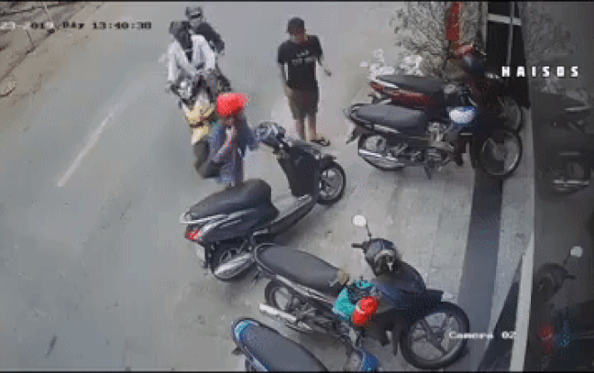 Hình ảnh cắt từ clip.