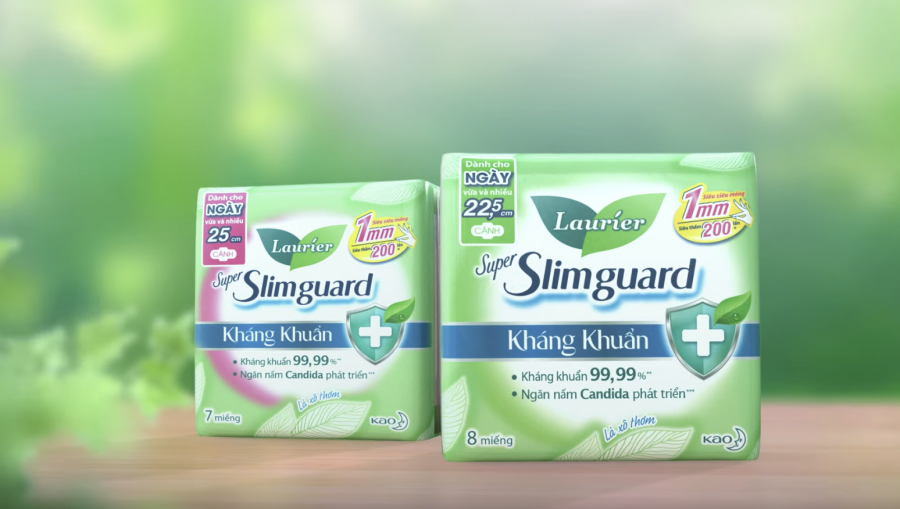 Laurier Super Slimguard Kháng Khuẩn giúp bảo vệ con gái khỏi nguy hại từ vi khuẩn và nấm men Candida trong những ngày “đặc biệt”